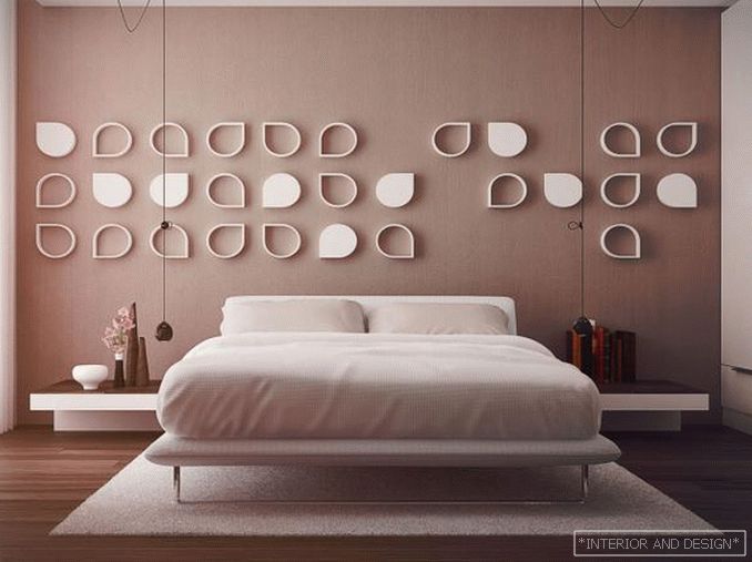 Design della camera da letto nell'appartamento