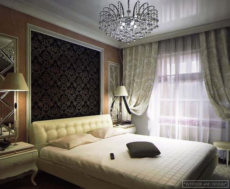 Tende per la camera da letto nello stile dell'Art Deco 7